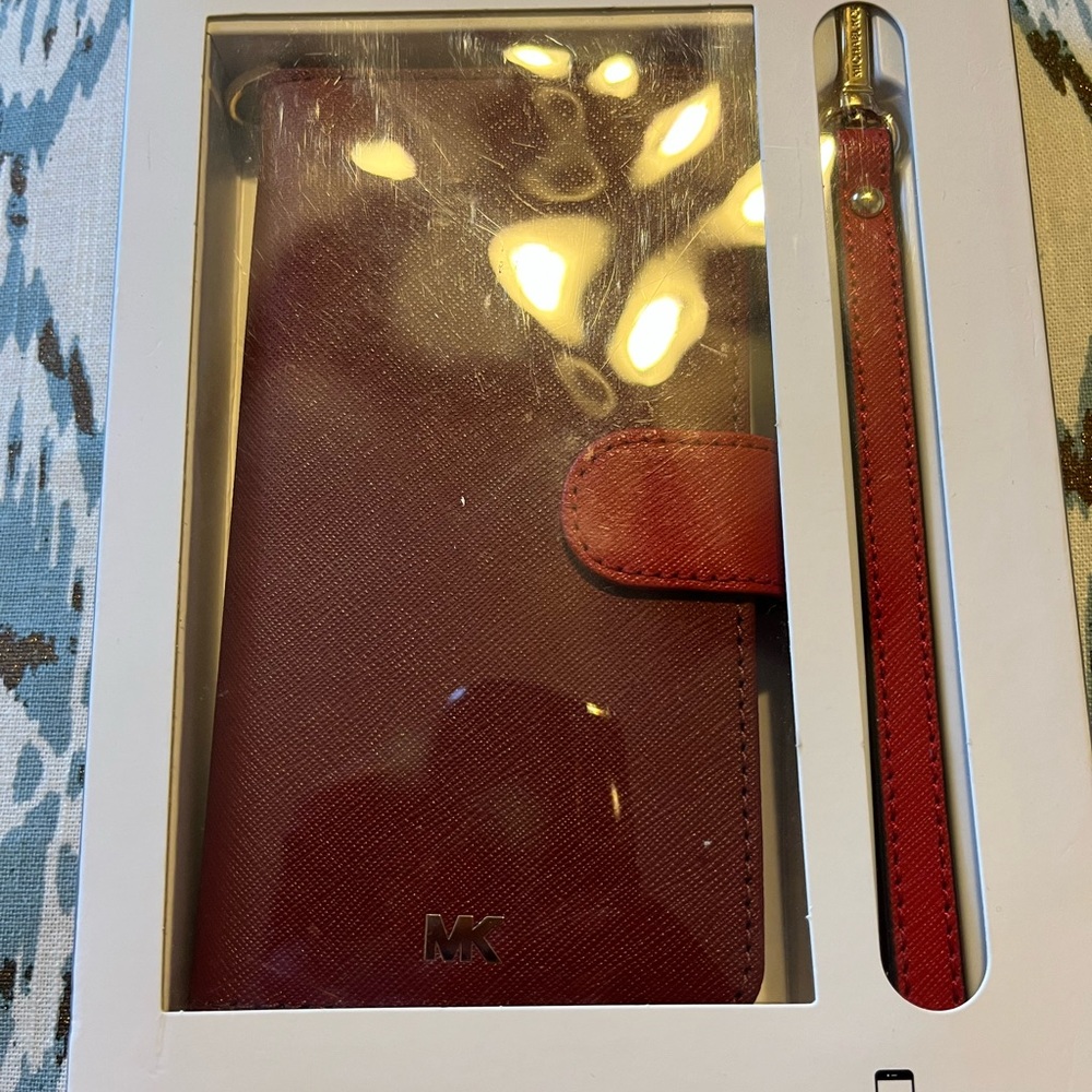 Michael Kors XS Max phone case with wrist attachment